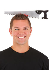 Nessiworld Halloween Bloody Saw Head Prank Crown